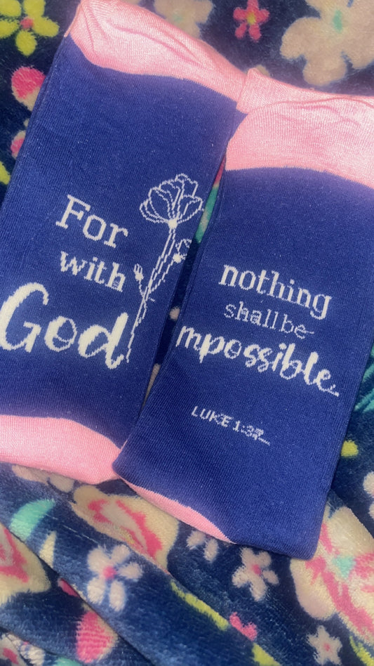 Scripture Quote Socks