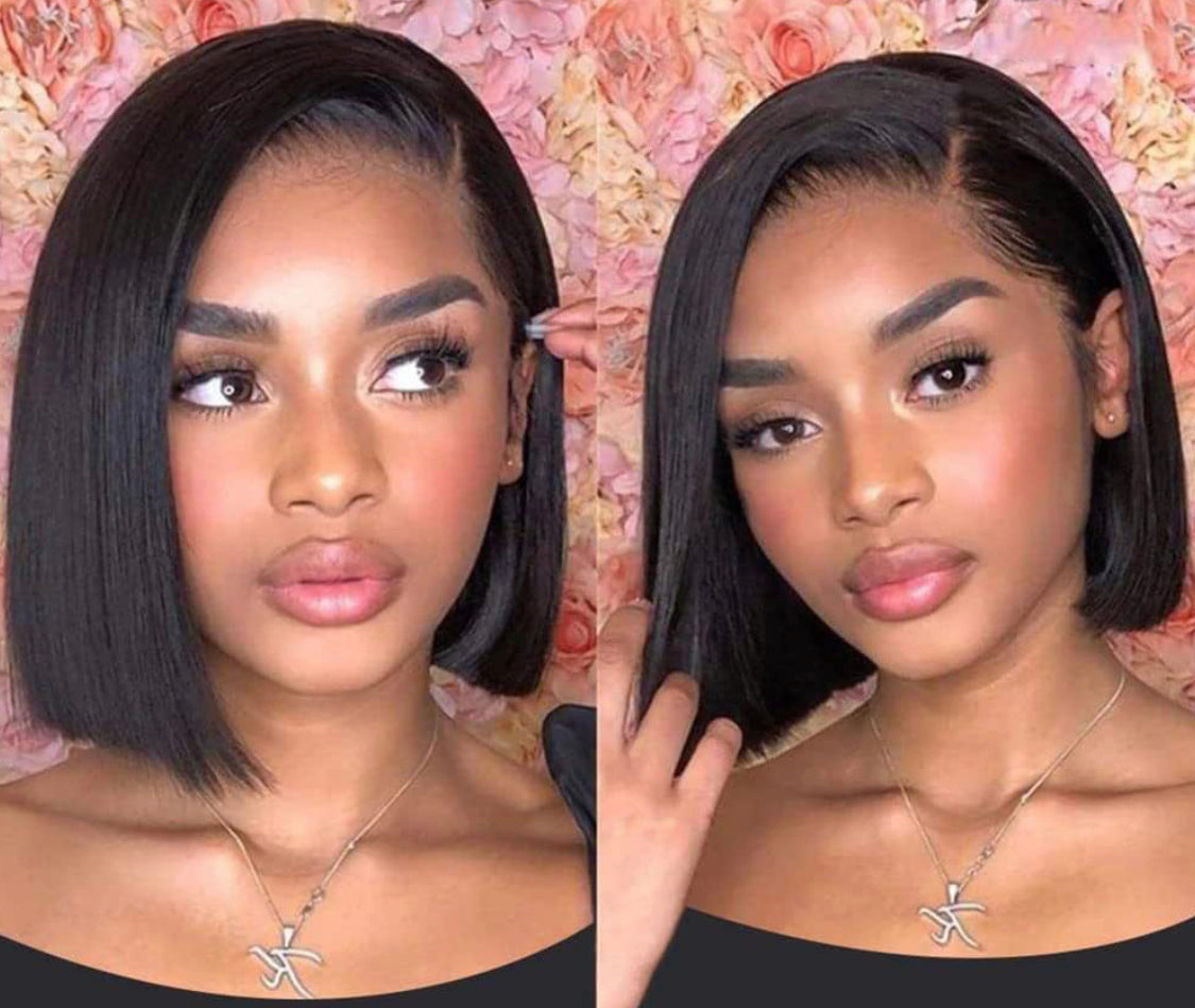 Black BobFull HD Lace Front Wig