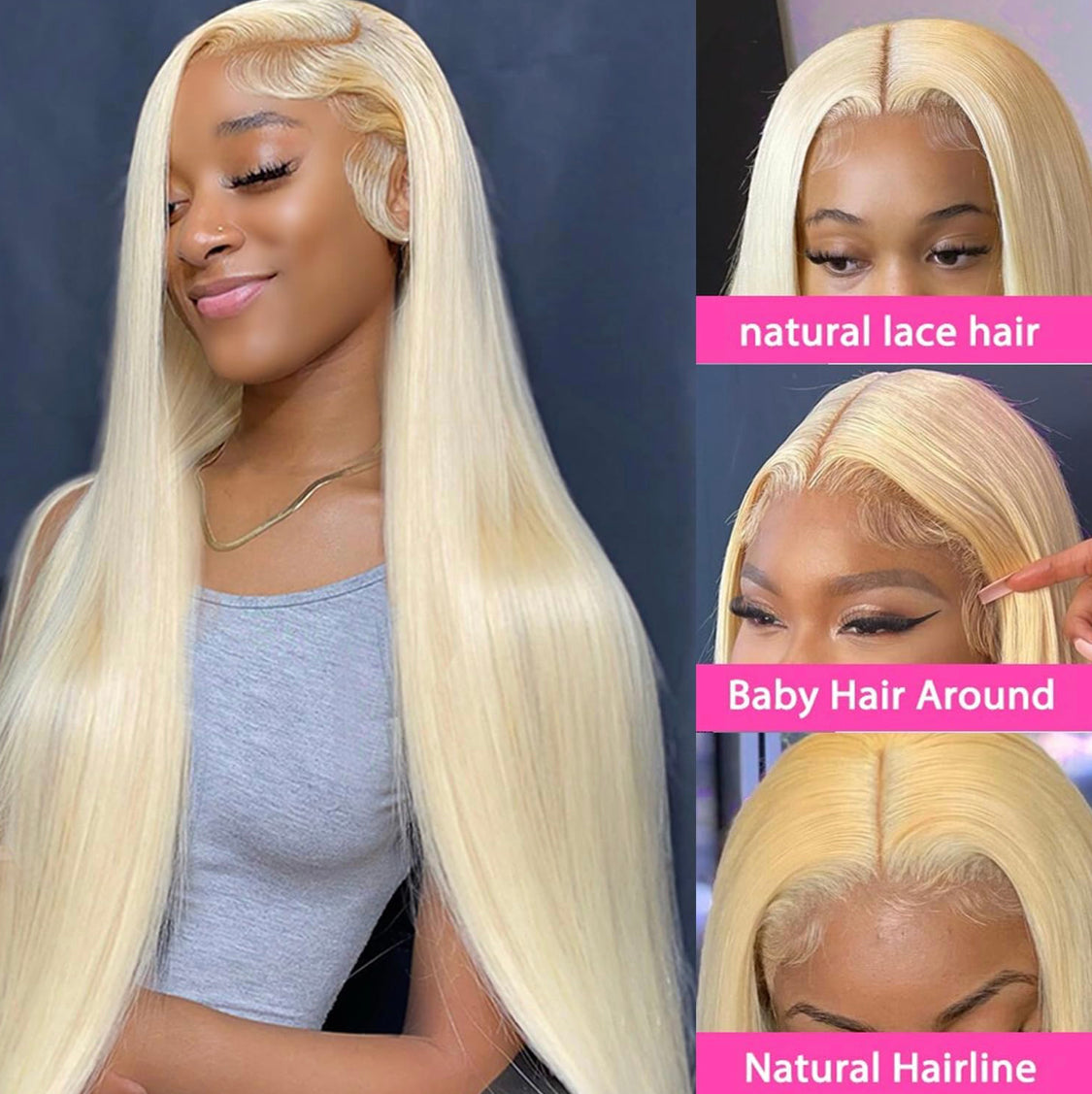 #613 HD lace 13x4 Frontal Wig