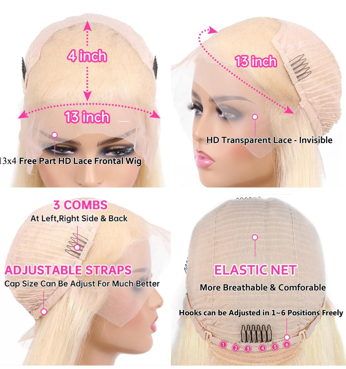 #613 HD lace 13x4 Frontal Wig