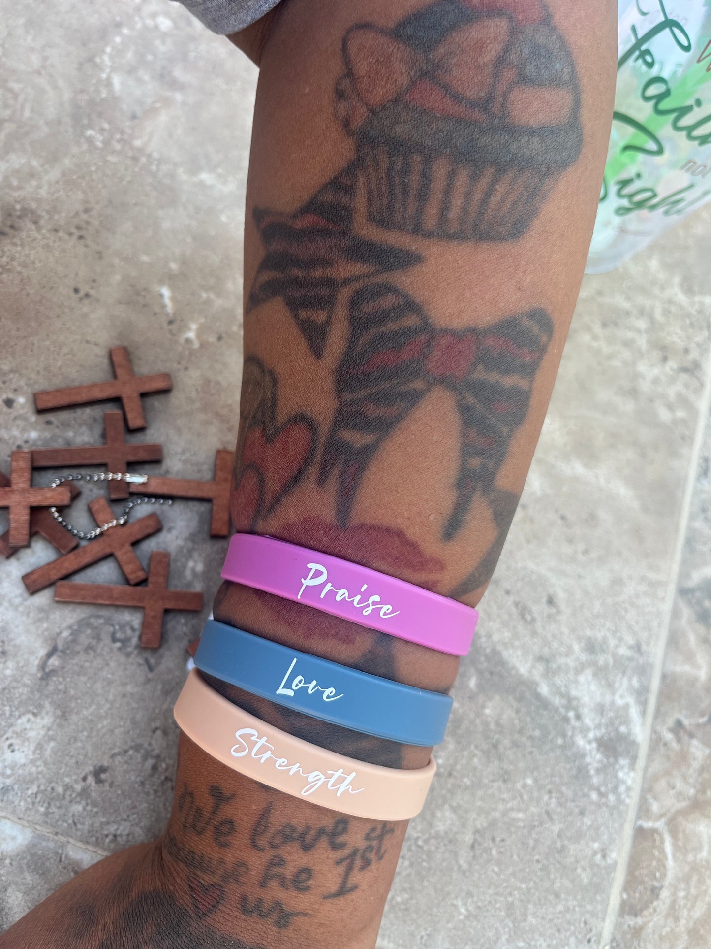 Positive Quote Wristband