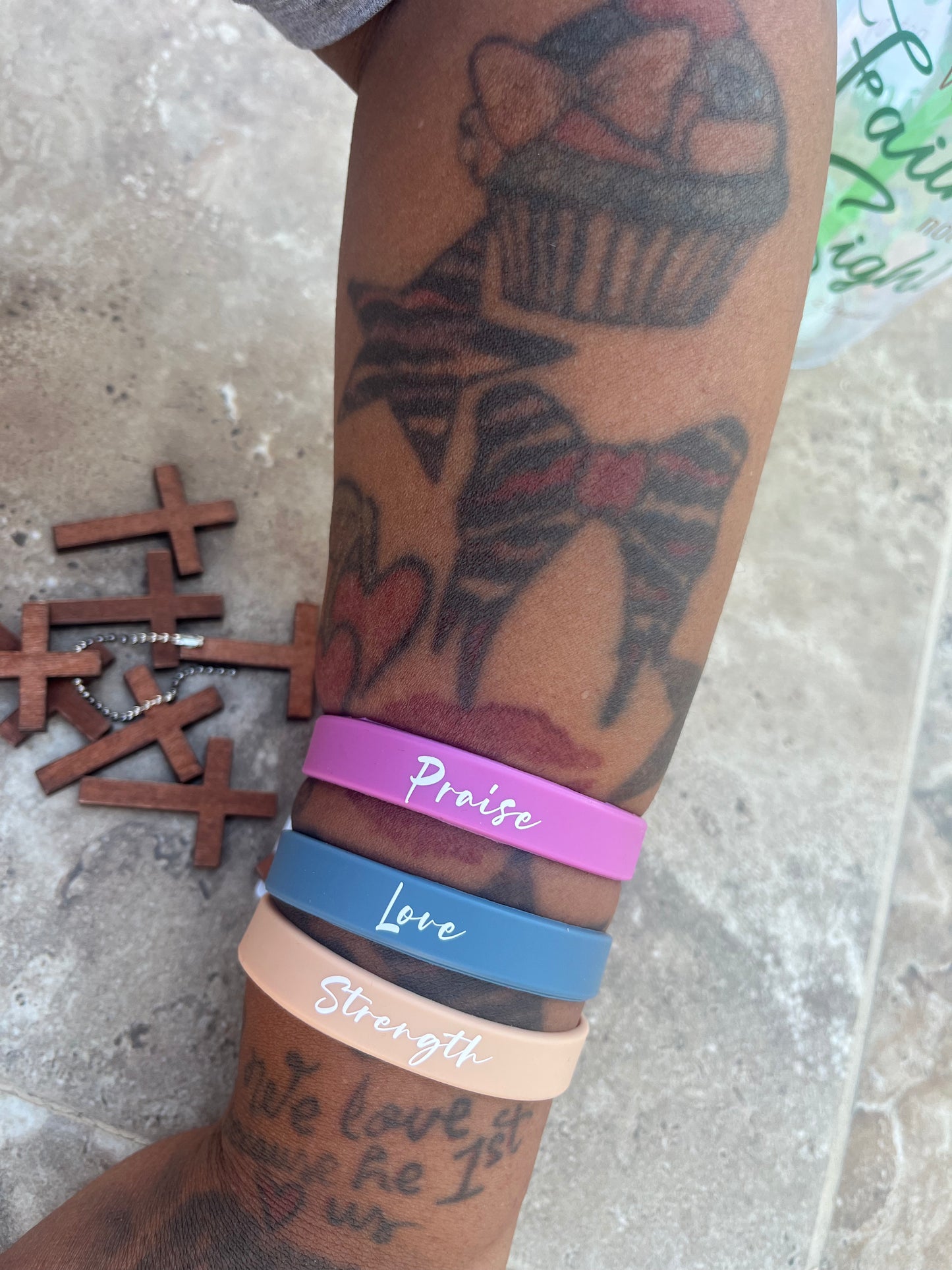 Positive Quote Wristband