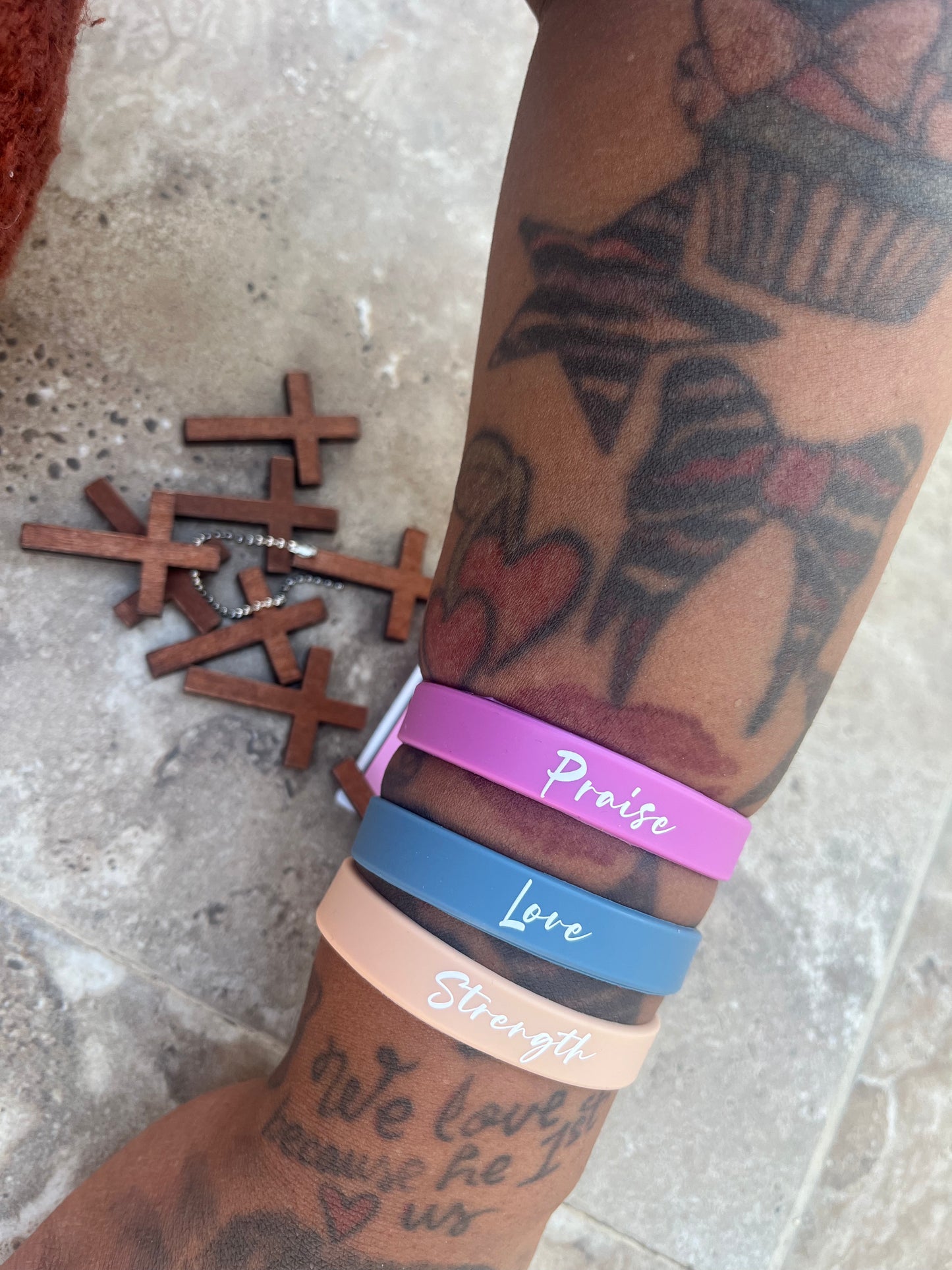 Positive Quote Wristband